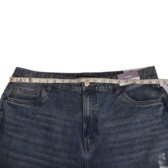 NWT Bluenotes 90's High Rise Mom Jean Size 16 - Picture 9 of 12